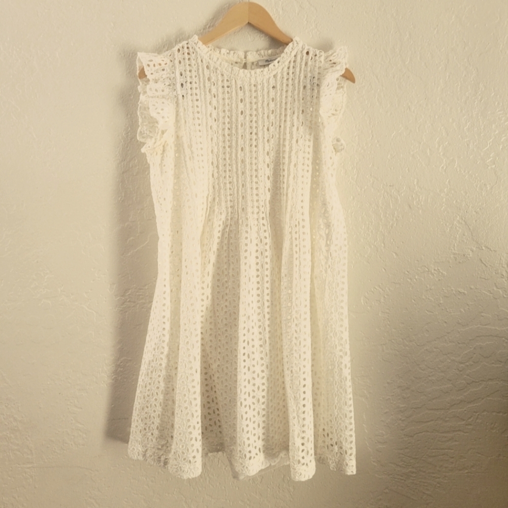 Madewell Eyelet Dress Size Small